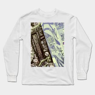 Street New York City Graffiti Two Tags Long Sleeve T-Shirt